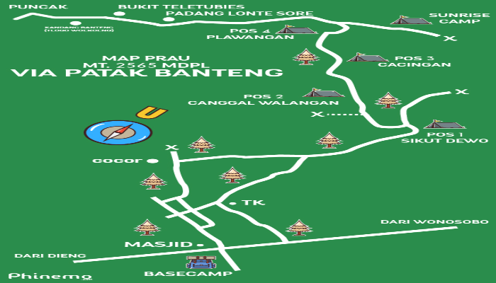 pRAU 1 VIA PATAK BANTENG